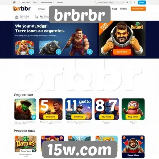 Comparação entre brbrbr e outros sites de jogos